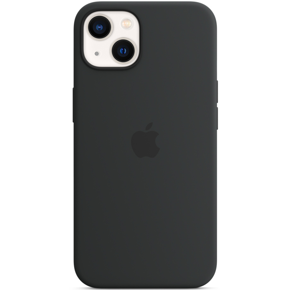 Silicone Backcover MagSafe voor de Apple iPhone 13 - Midnight