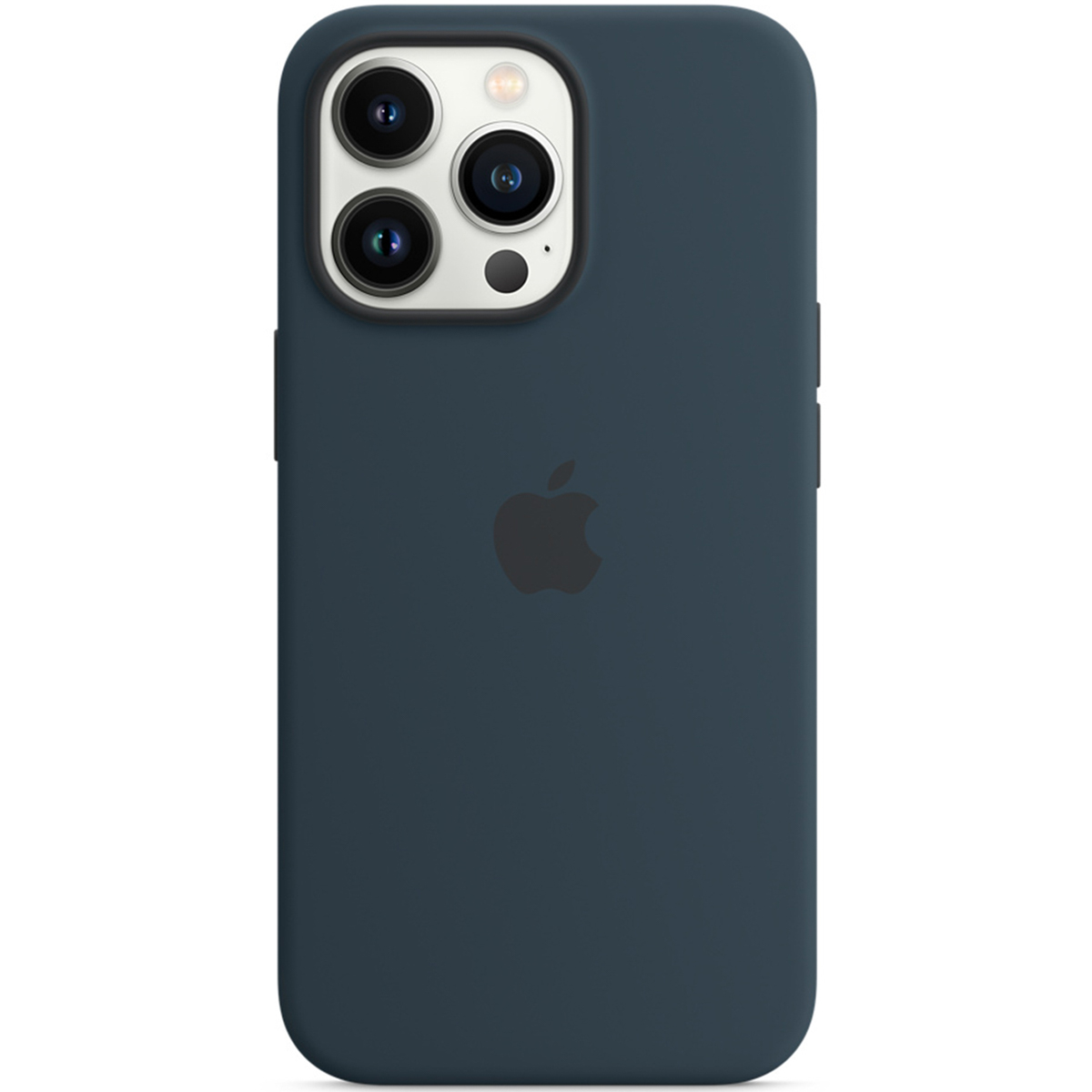 Silicone Backcover MagSafe voor de Apple iPhone 13 Pro Max - Abyss Blue