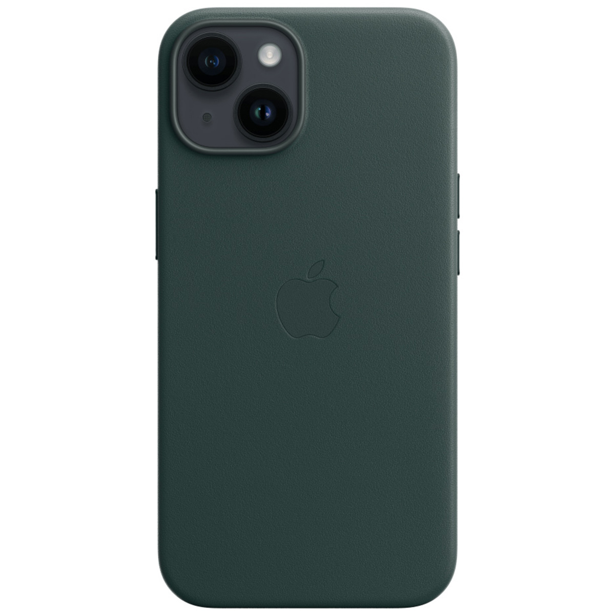 Leather Backcover MagSafe voor de Apple iPhone 14 - Forest Green