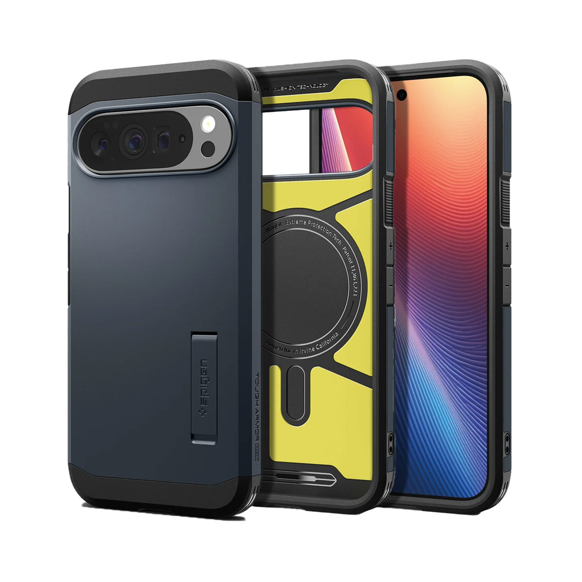 Spigen Tough Armor Backcover MagSafe voor de Google Pixel 10 Pro XL - Metal Slate