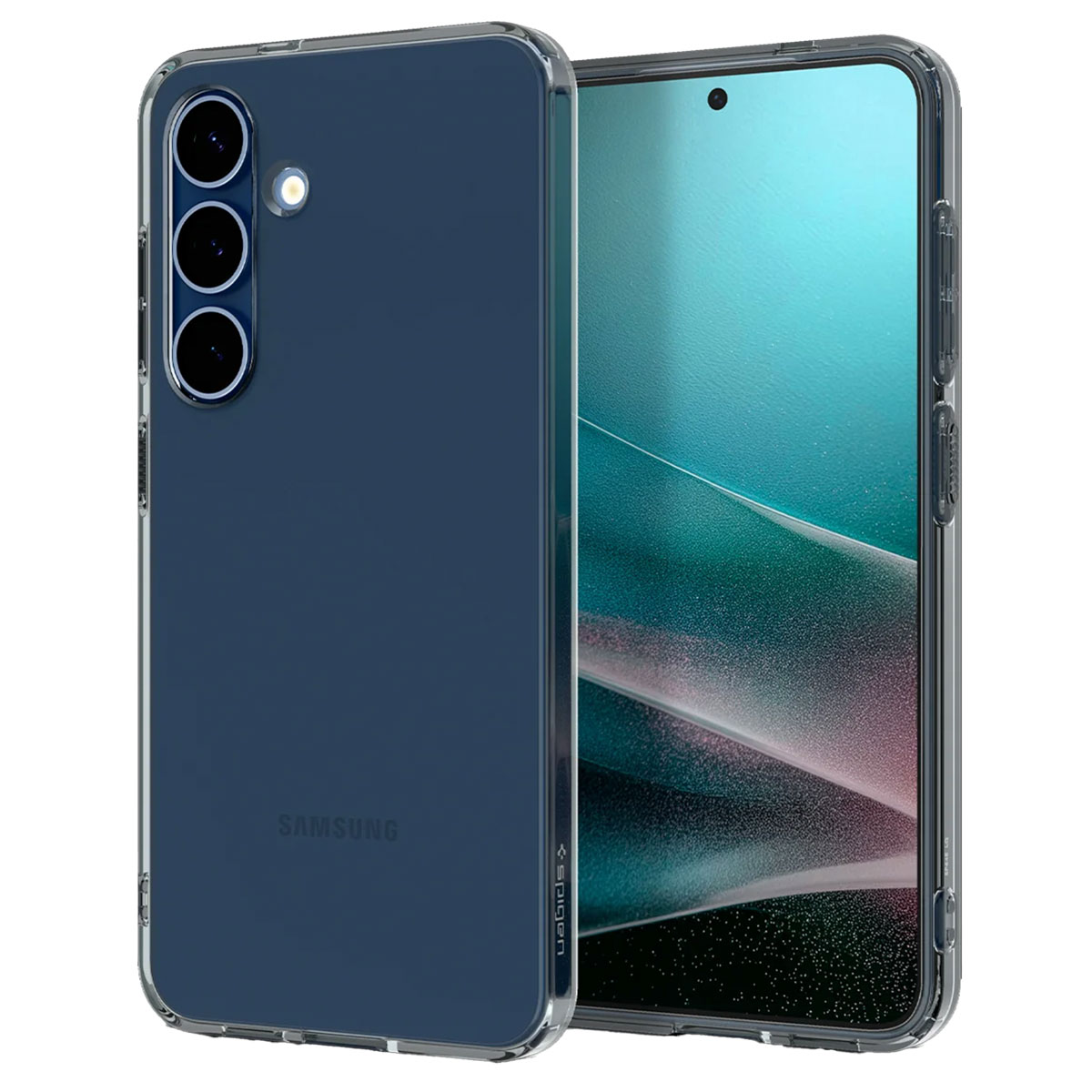 Spigen Liquid Crystal Backcover voor de Samsung Galaxy S25 Plus - Space Crystal