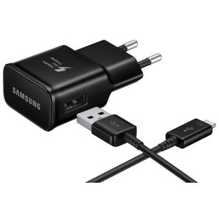 Samsung Fast Charging Adapter 15W + USB-C naar USB-kabel - Zwart