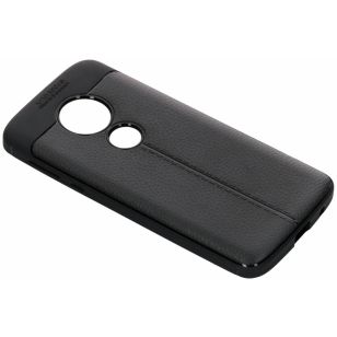 Lederen Backcover met stiksel Motorola Moto E5 / G6 Play