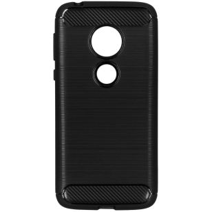 Brushed Backcover Motorola Moto G7 Play - Zwart