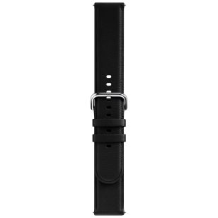 Samsung Leather Band Galaxy Watch Active 2 / Watch 3 41mm - Zwart