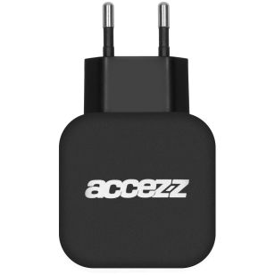 Accezz Double USB Thuislader 4.8A - Zwart