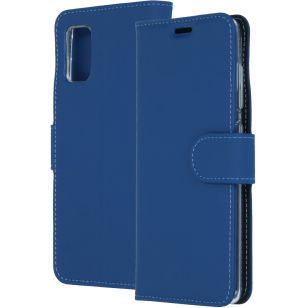 Accezz Wallet Softcase Booktype Samsung Galaxy A41 - Blauw