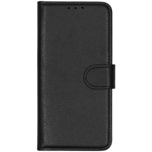 Basic Litchi Booktype Alcatel 1B (2020) - Zwart