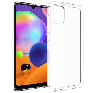 Accezz Clear Backcover Samsung Galaxy A31 - Transparant