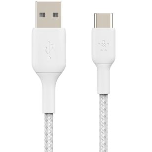 Belkin Boost↑Charge™ Braided USB-C naar USB kabel - 1 meter - Wit