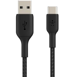 Belkin Boost↑Charge™ Braided USB-C naar USB kabel - 3 meter - Zwart