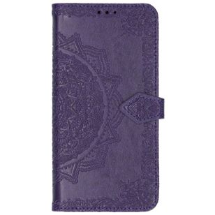 Mandala Booktype Xiaomi Mi Note 10 (Pro) - Paars