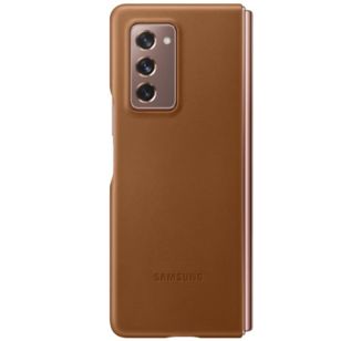 Samsung Leather Backcover Galaxy Z Fold2 - Bruin