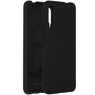 Accezz Liquid Silicone Backcover P Smart Pro / Huawei Y9s - Zwart