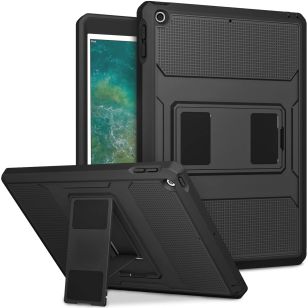 Accezz Rugged Back Case iPad (2018) / (2017) - Zwart