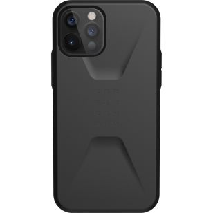 UAG Civilian Backcover iPhone 12 (Pro) - Zwart