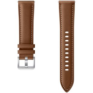 Samsung Leather Band Galaxy Watch Active 2 / Watch 3 41mm - Bruin