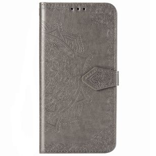 Mandala Booktype Samsung Galaxy Note 20 - Grijs