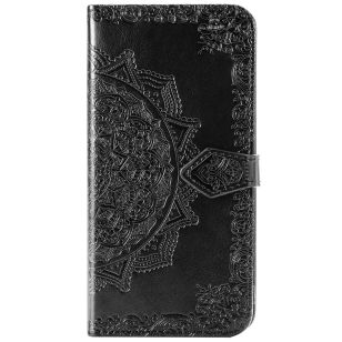Mandala Booktype Samsung Galaxy Note 20 - Zwart