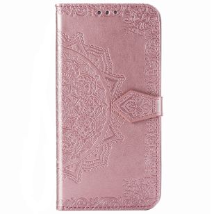 Mandala Booktype Samsung Galaxy Note 20 Ultra - Rosé Goud