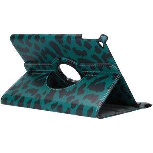 360° Draaibare Design Bookcase iPad Air 2 - Groen Panter