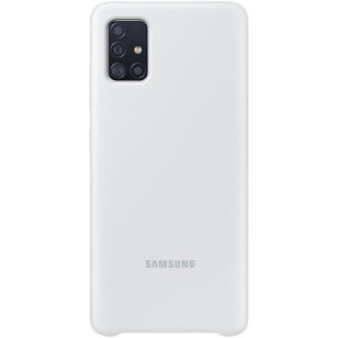 Samsung Silicone Backcover Samsung Galaxy A51 - Wit