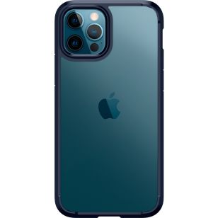 Spigen Ultra Hybrid Backcover iPhone 12 (Pro) - Donkerblauw