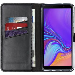 Selencia Echt Lederen Booktype Samsung Galaxy A7 (2018)