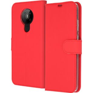 Accezz Wallet Softcase Booktype Nokia 5.3 - Rood