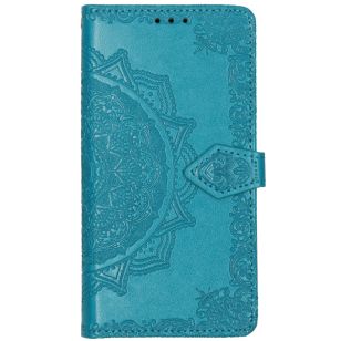 Mandala Booktype Motorola Moto E6 Play - Turquoise