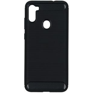 Brushed Backcover Samsung Galaxy M11 / A11 - Zwart