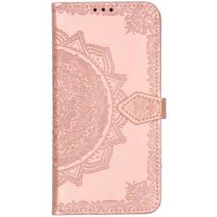 Mandala Booktype Motorola Moto G8 Plus - Lichtroze