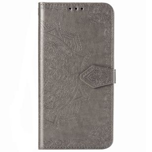 Mandala Booktype Motorola Moto G 5G Plus - Grijs
