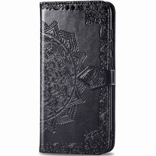 Mandala Booktype Motorola Moto G Pro - Zwart