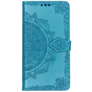 Mandala Booktype Motorola Moto G7 Play - Turquoise