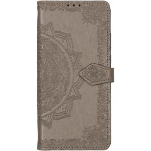 Mandala Booktype Motorola Moto G8 Power Lite - Grijs