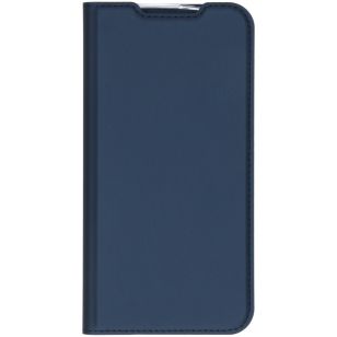 Dux Ducis Slim Softcase Booktype Motorola Moto G8 Plus - Donkerblauw