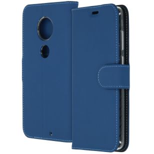 Accezz Wallet Softcase Booktype Moto G7 / G7 Plus - Donkerblauw