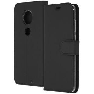 Accezz Wallet Softcase Booktype Motorola Moto G7 / G7 Plus - Zwart