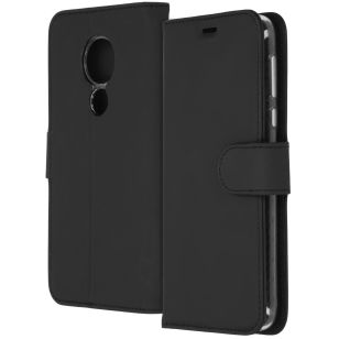 Accezz Wallet Softcase Booktype Motorola Moto G7 Power - Zwart