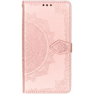 Mandala Booktype Motorola Moto G7 / G7 Plus - Roze