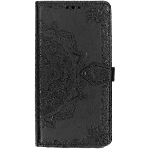 Mandala Booktype Motorola Moto G7 / G7 Plus - Zwart