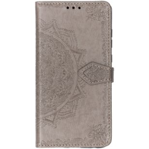 Mandala Booktype Motorola Moto G7 / G7 Plus - Grijs