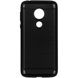 Brushed Backcover Motorola Moto G7 Power - Zwart