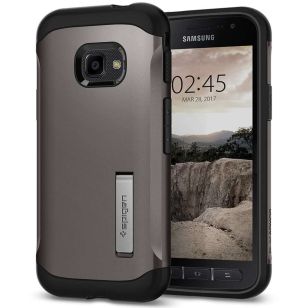 Spigen Slim Armor Backcover Samsung Galaxy Xcover 4 / 4S - Grijs