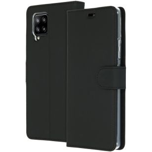Accezz Wallet Softcase Booktype Samsung Galaxy A42 - Zwart