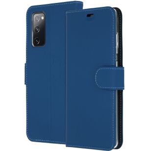Accezz Wallet Softcase Booktype Samsung Galaxy S20 FE - Donkerblauw