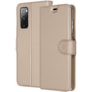 Accezz Wallet Softcase Booktype Samsung Galaxy S20 FE - Goud