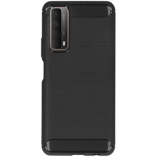 Brushed Backcover Huawei P Smart (2021) - Zwart