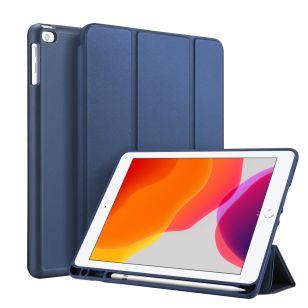 Accezz Smart Silicone Bookcase iPad 10.2 (2019 / 2020 / 2021) - Blauw